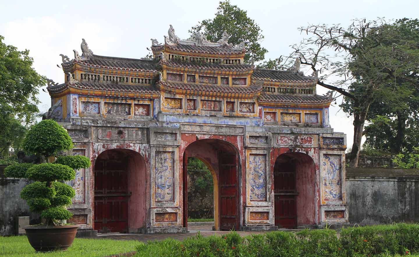 En voyage à la citadelle de Hue au Vietnam